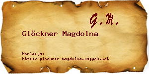 Glöckner Magdolna névjegykártya